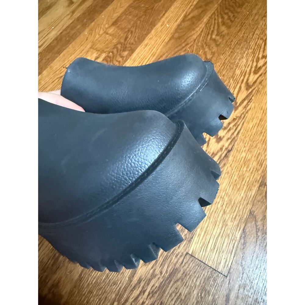 Jeffrey Campbell Black Platform Mules - Picture 5 of 9